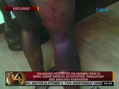 24 Oras: 2 neophyte na kasabay raw ni Marc Andre sa initiation, isinalaysay ang kanilang karanasan