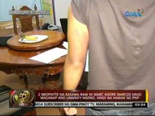 2 neophyte na kasama raw ni Marc Andre Marcos nang maganap ang umano'y hazing, hindi na hawak ng PNP