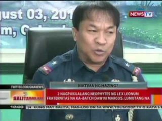 BT: 2 nagpakilalang neophytes ng Lex Leonum Fraternitas, na ka-batch daw ni Marcos, lumutang na