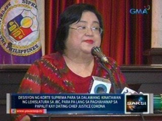 Saksi: SC, pansamantalang pumayag na maging 2 ang kinatawan ng Kongreso sa JBC
