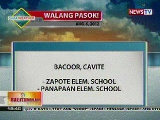 BT: Class suspension as of 12:45pm (Aug 6, 2012)