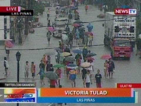 NTG: Baha sa ilang lugar sa Cavite, Las Piñas at Paranaque , mataas na