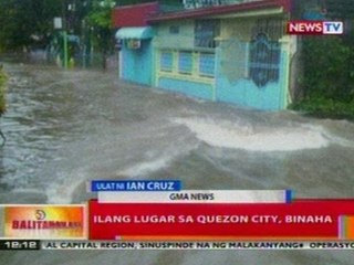 BT: Ilang lugar sa Quezon City, binaha