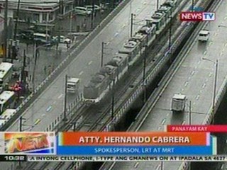 NTG: Operasyon ng LRT at MRT, patuloy