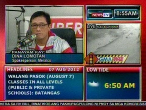 DB: Panayam ng DzBB kay Meralco Spokesperson Dina Lomotan