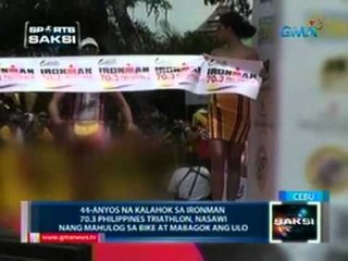 Saksi: Kalahok sa Ironman 70.3 PHL Triathlon, nasawi nang mahulog sa bike