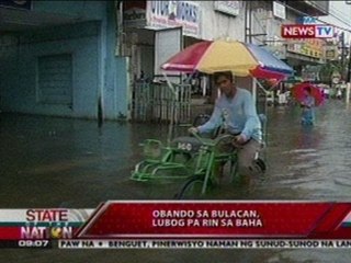 SONA: Obando sa Bulacan, lubog pa rin sa baha