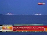 BT: Mga alon sa Manila Bay, mas kalmado kumpara nitong mga nakaraang araw
