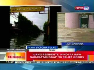 BT: Pasig city, nasa state of calamity na, umabot hanggang baywang