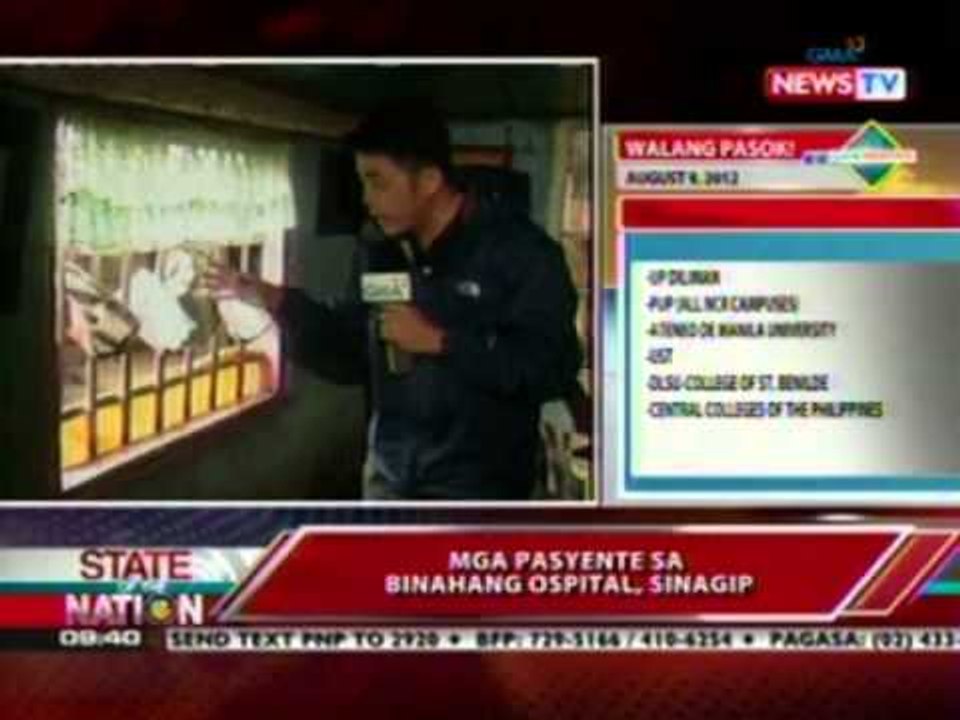 SONA: Maraming barangay sa Bataan, lubog sa baha bunsod ng umapaw na mga ilog