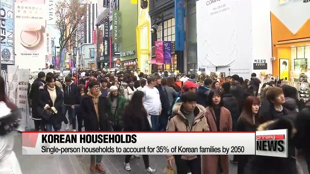Single-person households to account for 35% of Korean families by 2050