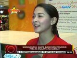 24oras: Marian Rivera, nagpa-blood donation drive para sa sinalanta ng habagat