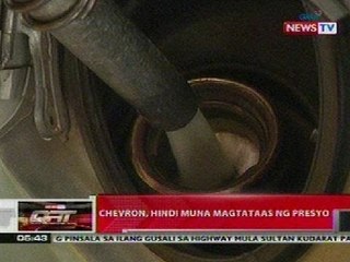 QRT: Chevron, hindi muna magtataas ng presyo