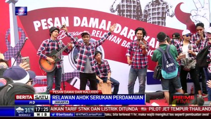 Relawan Ahok-Djarot Serukan Perdamaian dari Kalijodo