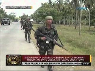 24 Oras: Seguridad sa Cotabato-Gensan highway, hinigpitan