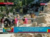 BP: 2 malalaking bato, bumagsak mula sa bundok sa Cebu