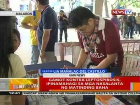 BT: Gamot kontra leptospirosis, ipinamahagi sa mga nasalanta ng matinding baha