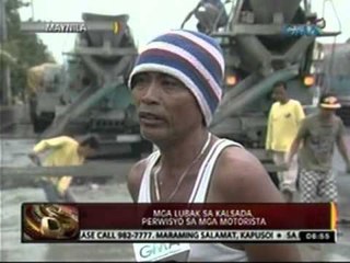 24 Oras: Mga lubak sa kalsada perwisyo sa mga motorista