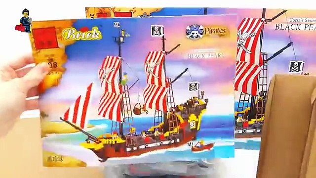 LEGO Brick Enlighten 308 pirates the Pirate ship Black Pearl. LEGO Quick build.
