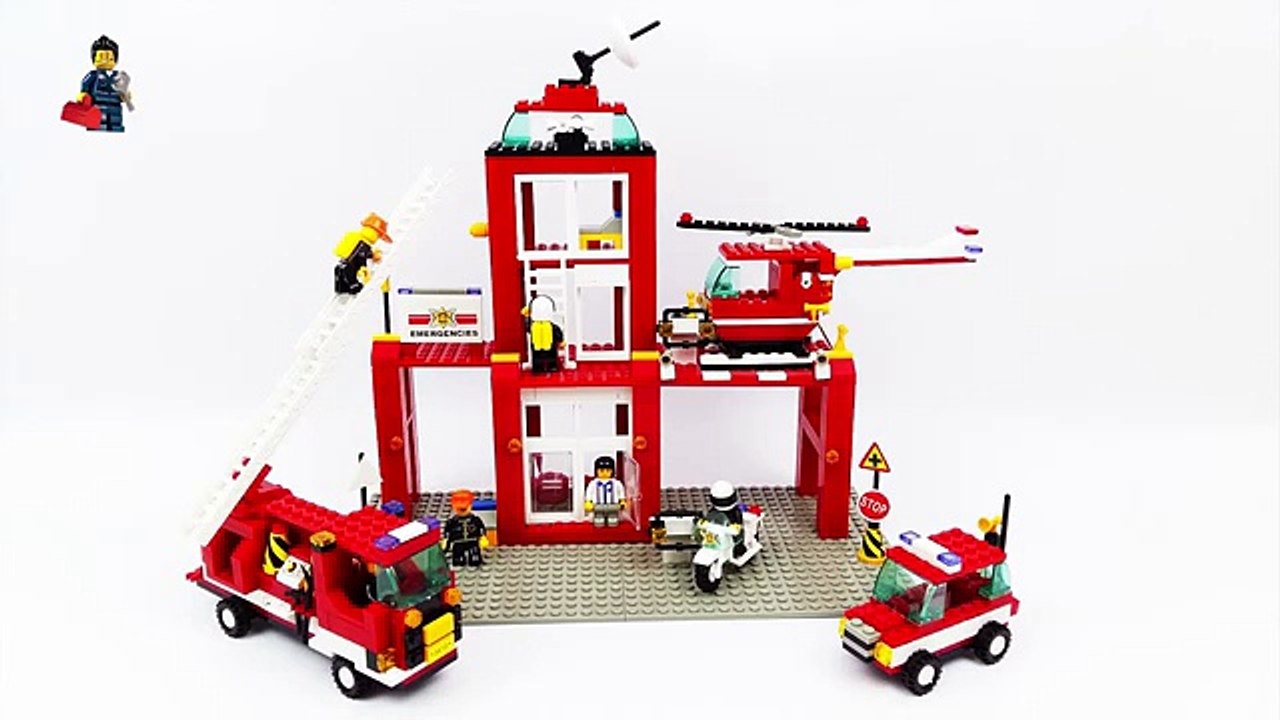 LEGO City Fire Station build.#Sluban Lego cars review. Lego Speed Build. #LEGO