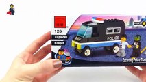 Lego City POLICE PATROL CAR. Brick Enlighten 126 Police Truck. Stop Motion Build Review
