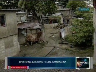 Saksi: Epekto ng Bagyong Helen, ramdam na