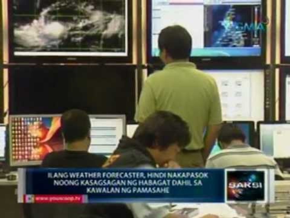 Saksi: Ilang weather forecaster, 'di nakapasok noong kasagsagan ng habagat