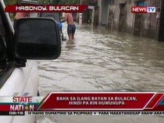 SONA: Baha sa ilang bayan sa Bulacan, 'di pa rin humuhupa