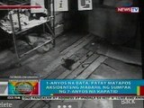 BP: 1-anyos na bata sa Davao, patay nang aksidenteng mabaril ng sumpak ng 7-anyos na kapatid