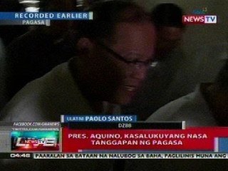NTL: PNoy, kasalukuyang nasa tanggapan ng PAGASA