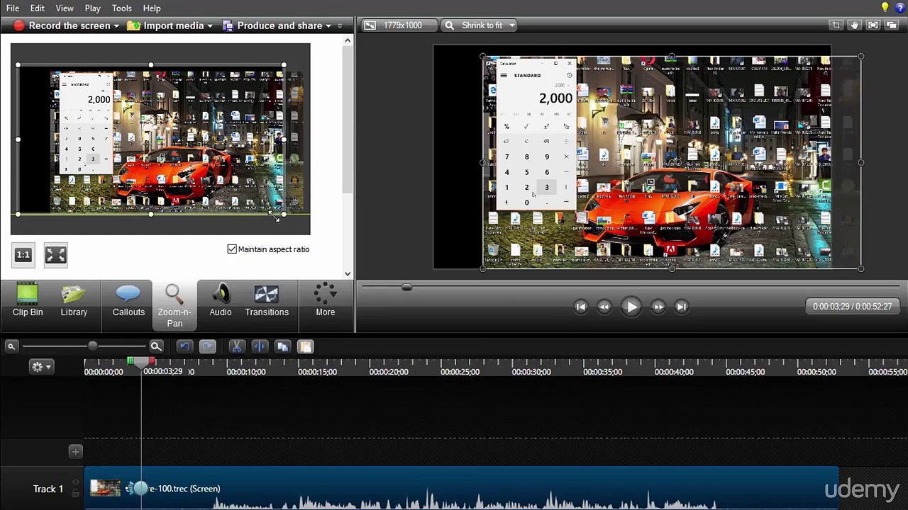 Camtasia Full Course | Part 3 | Understanding the Smart Focus