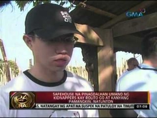 24oras: Safehouse na pinagdalhan umano ng kidnappers kay Rolito Go at kanyang pamangkin, natunton