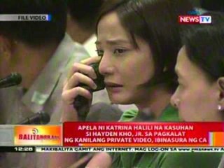 BT: Apela ni Katrina Halili na kasuhan si Hayden Kho, Jr. sa pagkalat ng private video, ibinasura