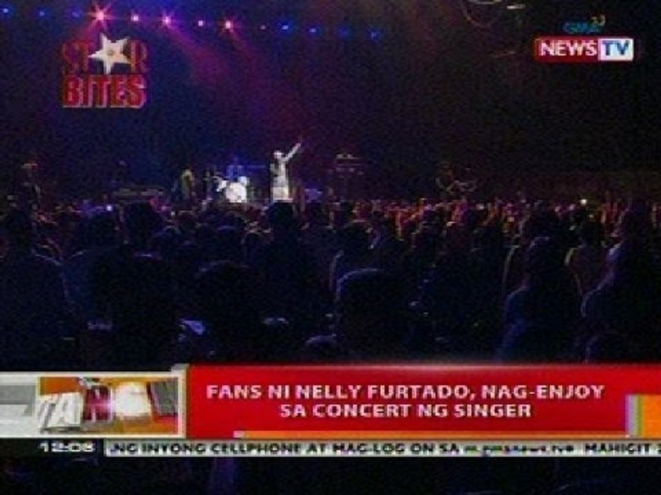 BT: Fans ni Nelly Furtado, nag-enjoy sa concert ng singer