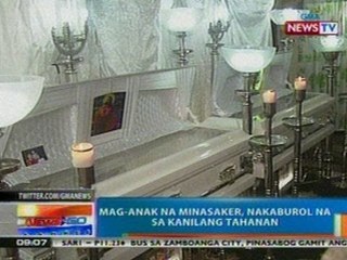 NTG: Mag-anak na minasaker sa Bulacan, nakaburol na sa kanilang tahanan