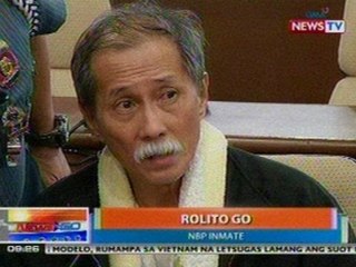 NTG: Rolito Go, iginiit na dinukot siya at hindi tumakas mula sa bilibid