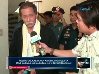 Saksi: Rolito Go, sumailalim sa imbestigasyon sa Anti-Kidnapping Group