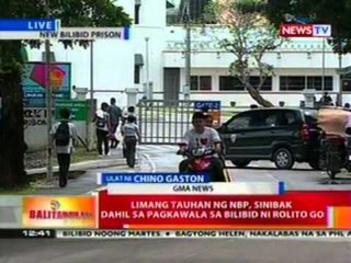 BT: Limang tauhan ng NBP, sinibak dahil sa pagkawala sa Bilibid ni Rolito Go