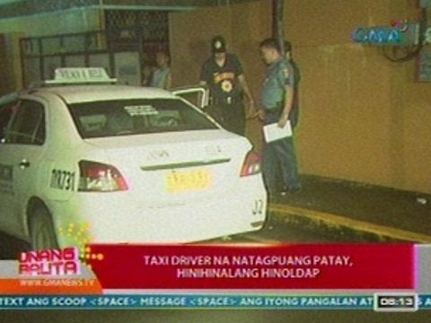 UB: Taxi driver na natagpuang patay sa Malate, Maynila, hinihinalang hinoldap