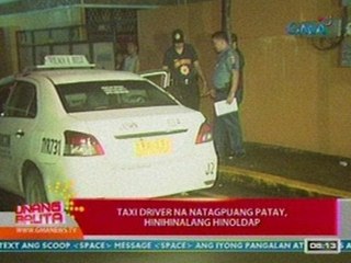UB: Taxi driver na natagpuang patay sa Malate, Maynila, hinihinalang hinoldap