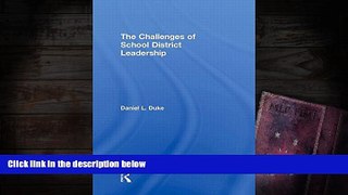 EBOOK ONLINE  The Challenges of School District Leadership PDF [DOWNLOAD]