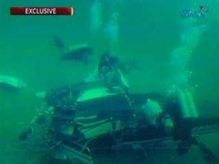 24Oras: EXCLUSIVE: Isa pang underwater video ng bumagsak na eroplanong sinakyan ni Robredo