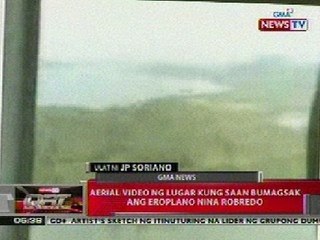 QRT: Aerial video ng lugar kung saan bumagsak ang eroplano nina Robredo