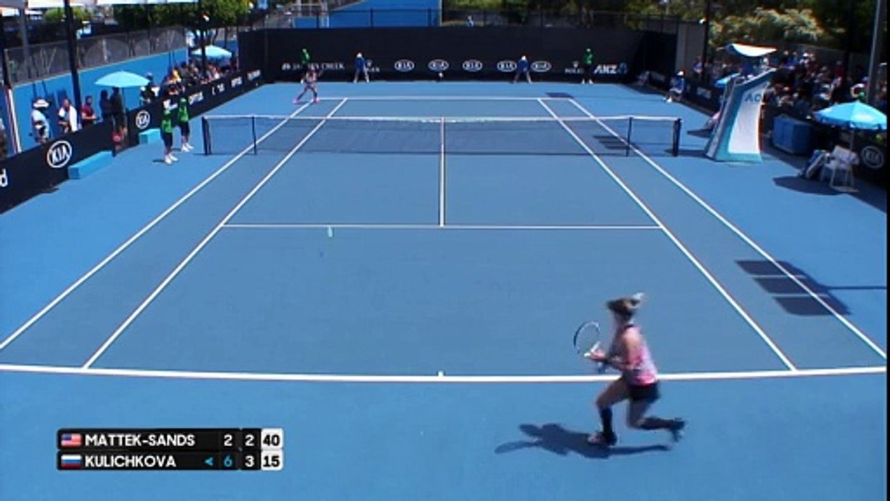 Kulichkova v Mattek Sands
