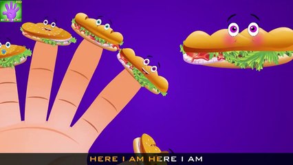 Sub-Sandwich Finger Family | Food Finger Family Collection For Kids | Finger Family HD