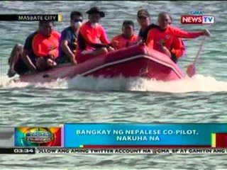 BP: Bangkay ng Nepalese co-pilot, nakuha na