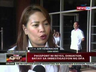 QRT: Dating Palawan Gov. Joel Reyes, nakalabas ng bansa ayon sa intelligence report