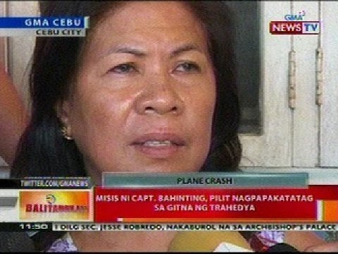 BT: Misis ni Capt. Bahinting, pilit nagpapakatatag sa gitna ng trahedya
