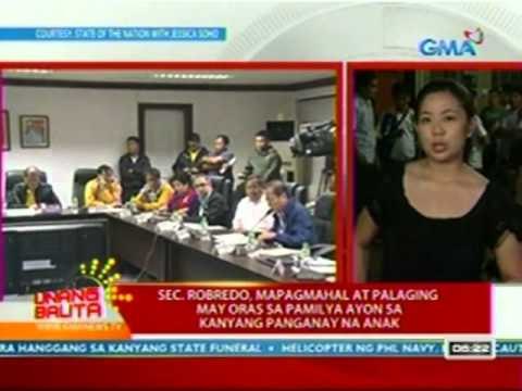 UB: Sec. Robredo, mapagmahal at palaging may oras sa pamilya ayon sa kanyang panganay na anak