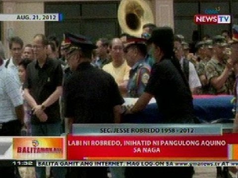 BT: Labi ni Robredo, inihatid ni PNoy sa Naga